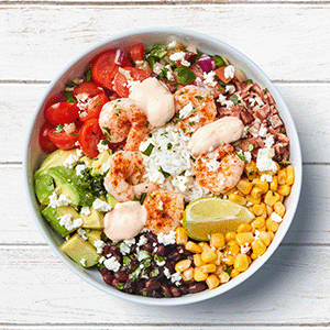 BLACKENED SHRIMP MEXI BOWL