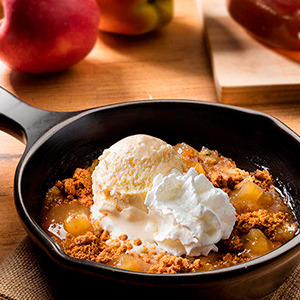 CRUMBLE APPLE PIE