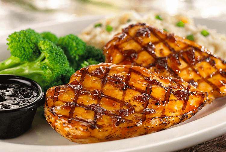 FRIDAYS SIGNATURE WISKHEY-GLAZED CHICKEN