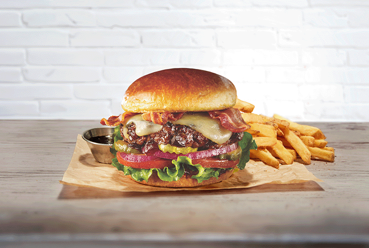 FRIDAYS SIGNATURE WHISKEY-GLAZE BURGER