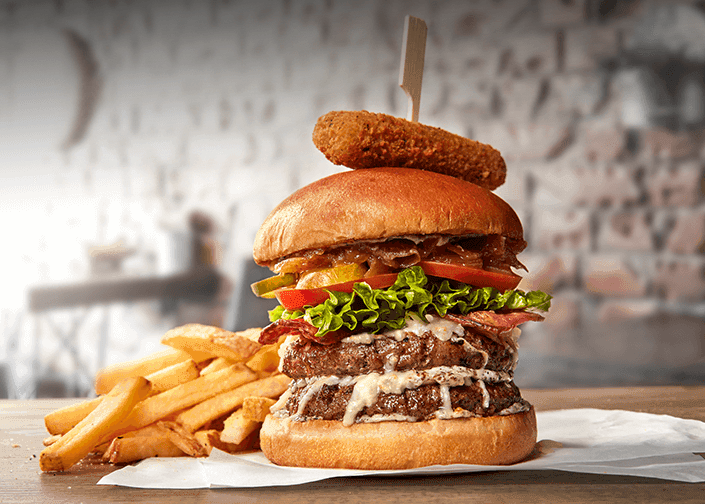 BIG AF TRUFFLE STACKED BURGER