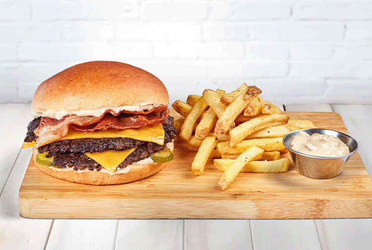 THE PERFECT DOUBLE BURGER