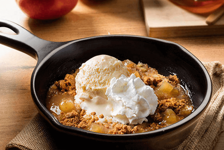 CRUMBLE APPLE PIE